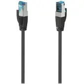 Hama 00200682, 5 m, Cat6a, S/FTP (S-STP), RJ-45, RJ-45, Schwarz
