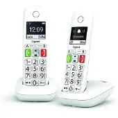 Gigaset Festnetztelefon E290 Duo Weiß