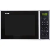 Sharp Home Appliances R-961INW, Arbeitsplatte, Kombi-Mikrowelle, 40 l, 900 W, Eingebautes Display, Berührung