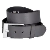Jcc Ledergürtel "Gürtel 31017315E", Herren, Gr. 90, grau, Obermaterial: 100% Büffelleder BL., Gürtel Ledergürtel