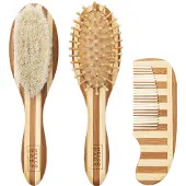 Meyco Baby Universal Natural Bamboo Bürste 3 Einheiten