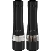 Russell Hobbs Salz- und Pfeffermühle Ceramic Steelworks schwarzer Stahl