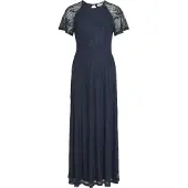 Vila Vifemma Kurzarm Maxikleid