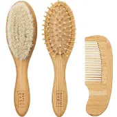 Meyco Baby Universal Natural Bamboo Bürste 3 Einheiten