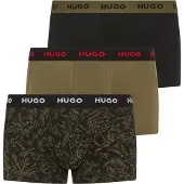 HUGO underwear Trunk "TRUNK TRIPLET DESIGN" Packung, 3 Stk. mit Logobund