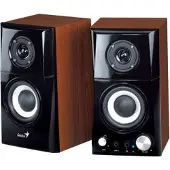 Genius Computer Technology 31730032400, 2-Wege, 2.0 Kanäle, Kabelgebunden, 14 W, 100 - 20000 Hz, Schwarz, Holz