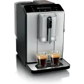 Bosch Serie 2 TIE20301, Espressomaschine, 1,4 l, Kaffeebohnen, Eingebautes Mahlwerk, 1300 W, Schwarz, Silber
