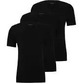 BOSS V-Shirt "T-Shirt VN 3P CO", Herren, Gr. XXL, schwarz, Jersey, Obermaterial: 100% Baumwolle, Shirts V-Shirt