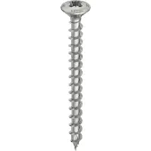 Heco -TOPIX-plus Linsensenkkopf mit Frästaschen Variables Vollgewinde PZD-2 blank, gleitbeschichtet