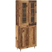 vidaXL Highboard 2 stk. Altholz 69,5 x 34 x 180 cm Holzwerkstoff