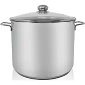 Karl Krueger Krueger Jumbo 72727 Kochtopf inkl. Deckel, Edelstahl, 30 cm Durchmesser