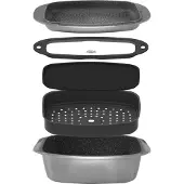 Stoneline Kochgeschirr-Set 5-teilig 39x22 cm | mit Deckeln