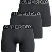 Superdry für Herren. M3110452C 3er-Pack Boxershorts Design Grau (XL), Heimtextilien, Baumwolle