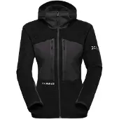Mammut - Women's Eiger Nordwand Pro Midlayer Air Hooded - Fleecejacke Gr XS schwarz