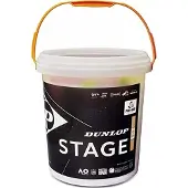 Dunlop Methodikbälle Stage 2 gelb/orange 60er im Eimer
