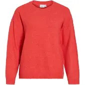 Vila Viliga Rundhals Strickpullover