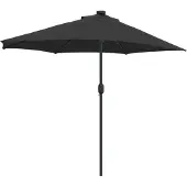 vidaXL Gartensonnenschirm 294 x 150 x 224 cm Polyester und Stahl