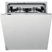 Whirlpool WI 7020 PF, Voll integriert, Standardgröße (60 cm), Silber, 1,3 m, 1,55 m, 1,5 m
