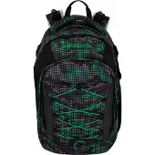 MCNEILL Schulrucksack Luca School Backpack Grid schwarz
