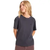 Quiksilver T-Shirt "Essential", Damen, Gr. XL, grau (tarmac), Obermaterial: 100% Baumwolle., Shirts T-Shirt