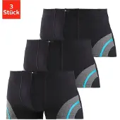 H.I.S. Boxer "Boxershorts für Herren" Packung, 3 Stk. aus Baumwoll-Mix