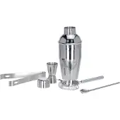 Excellent houseware Edelstahl Cocktailshaker 5 Stücke