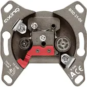 Axing BSD02100 Koaxial Grau Steckdose