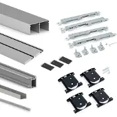 Emuca Schiebetürsystem Für 2-türigen Kleiderschrank 19 Mm