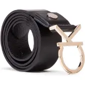 Calvin Klein Gürtel Ck Adj.Logo Belt 3.5Cm K60K602141 Schwarz 75