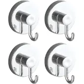 Wenko Klebehaken "Vacuum-Loc", silber (silberfarben), B:6cm H:6,7cm L:5cm, Stahl, Haken, Klebehaken
