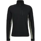Stoic - MerinoWaffleFleece320 NorrdalSt. Half Zip - Merinopullover Gr S schwarz