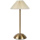 Clayre & Eef Tischlampe Ø 16x30 cm Gelb Metall