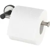 Wenko UV-Loc Toilettenpapierhalter Udine, Edelstahl, Moderner Klopapierhalter mit innovativem Klebesystem zur Montage, Maße (B x H x T): 17 x 5 x 6 cm