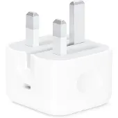 Apple USB-C-Netzteil 20W – Typ G – Stecker für Großbritannien – Weiß