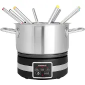 Gastroback Fondue "Fondue MultiCook 4-in-1 & Kochplatte", silber (silberfarben), Fondues, Fondue
