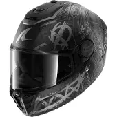 Shark Spartan RS Shiever Carbon Helm, schwarz matt/carbon, XS (53/54)