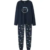 Name it Navy Gamer Langarm-pyjama