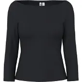 Pieces Phoebe Boatneck 3/4-arm T-shirt