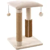 Flamingo Sno 3 Baum Katze Beige 34x34x50cm Beige 34x34x50cm