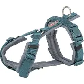 Trixie Premium Trekking Geschirr - petrol/grafit - 80–97 cm/25 mm