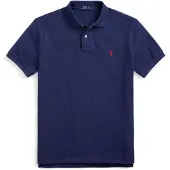 Ralph Lauren Poloshirt 710680784292 Dunkelblau Custom Slim Fit
