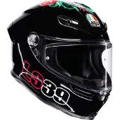 AGV K6 S E2206 Mplk Salom Tribute Integralhelm Schwarz M Schwarz M