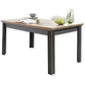 Innostyle Esstisch "Jasmin", grau (graphit), B:160cm H:76cm T:90cm, Tische, Esstisch, Breite 160-220 cm