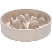 Designed By Lotte Bambus Anti-Snatching Napf Pom - Hund - Beige - 1430 ml
