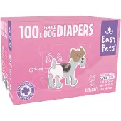 EASYPETS Hundewindeln für Hündinnen XS/S 100 Stück