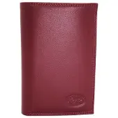 Francinel Portemonnaie aus Leder, 3-fach, Modell Venedig 37, rot
