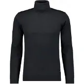Ragman Rundhalspullover , Herren, Gr. 58, schwarz, Strick, 100% Wolle, Pullover Rundhalspullover