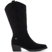 Refresh für Damen. 17308501-NEGRO Stiefel 173085 schwarz (37), 3 bis 5 cm, Reißverschluss, Lässig
