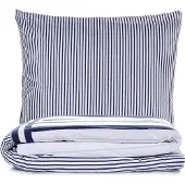L'essentiel Maison , Nifty - Dark Blue, Dunkelblau, Ranforce Super King Bettbezug-Set (FR), 100 % BAUMWOLLE RANFORCE, 260 x 220 cm