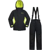 Mountain Warehouse - Skijacke und Hosen Set für Kinder MW1984 (146-152) (Schwarz)